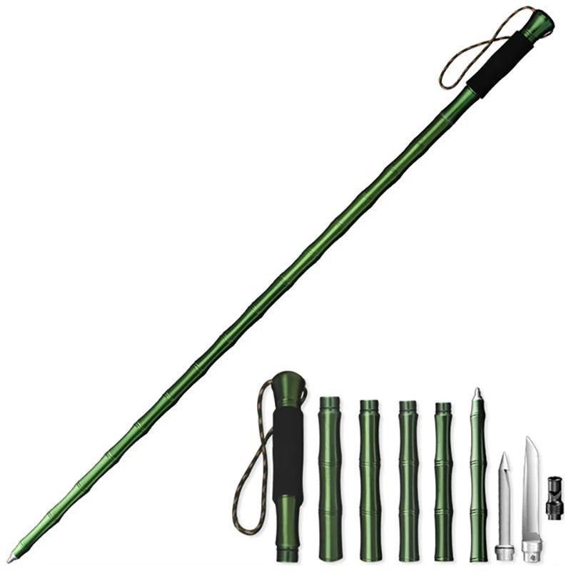 Outdoor defense Tactical stick Alpenstock Hiking Camping equipment Multifunctional folding tools Walking Sticks