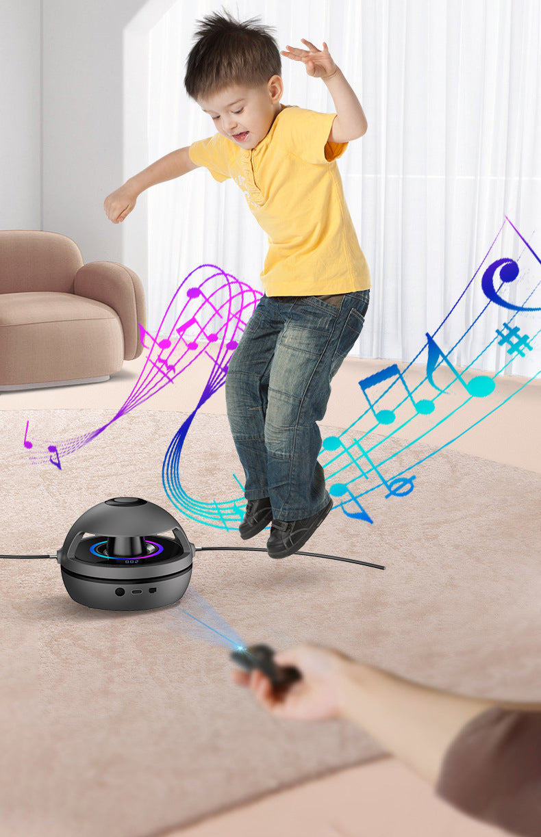 Smart Rope Skipping Machine Smart Jump Rope Machine 10-level Speed Adjustment Led Seven-color Light Wireless Music Function