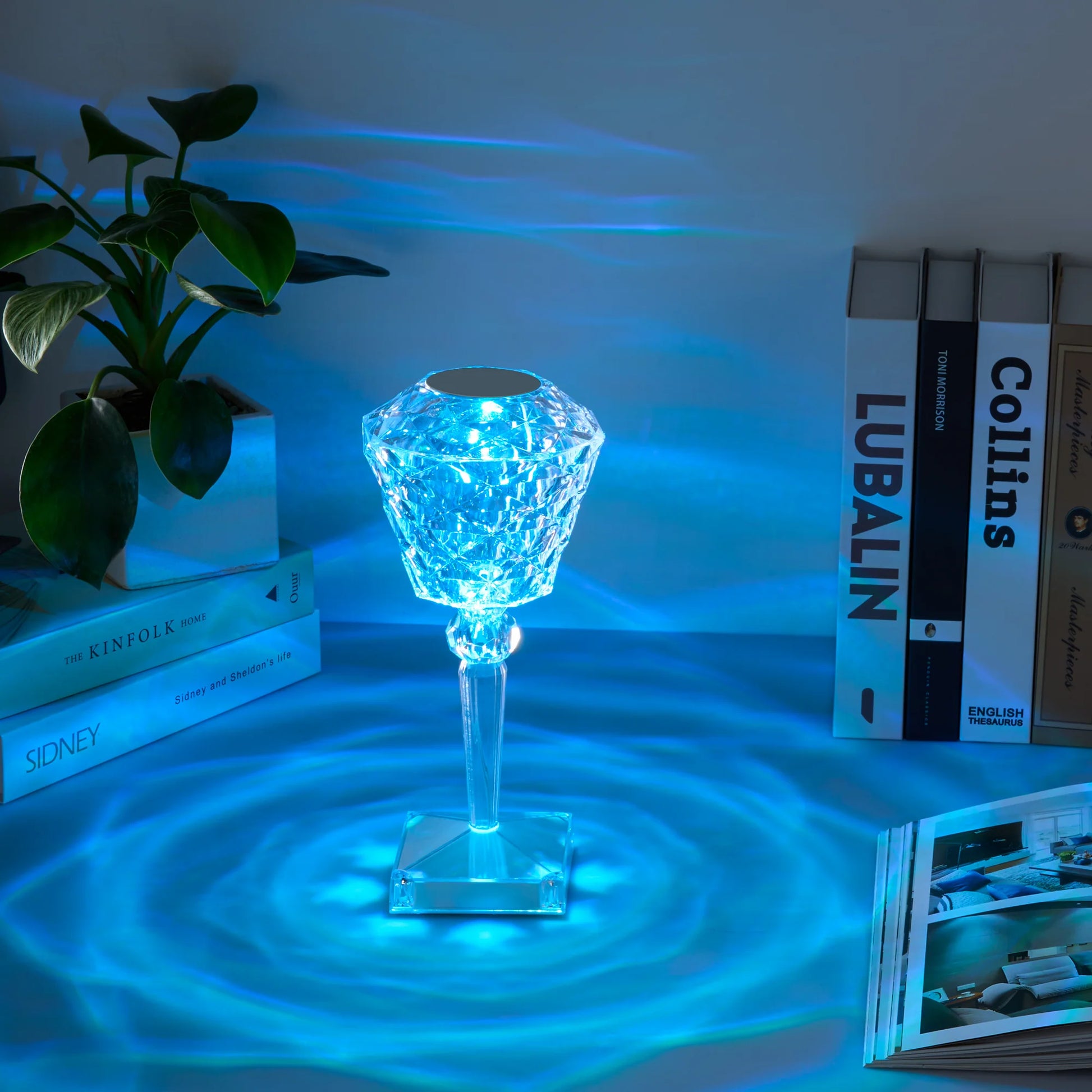 Rose Table Lamp Crystal Light