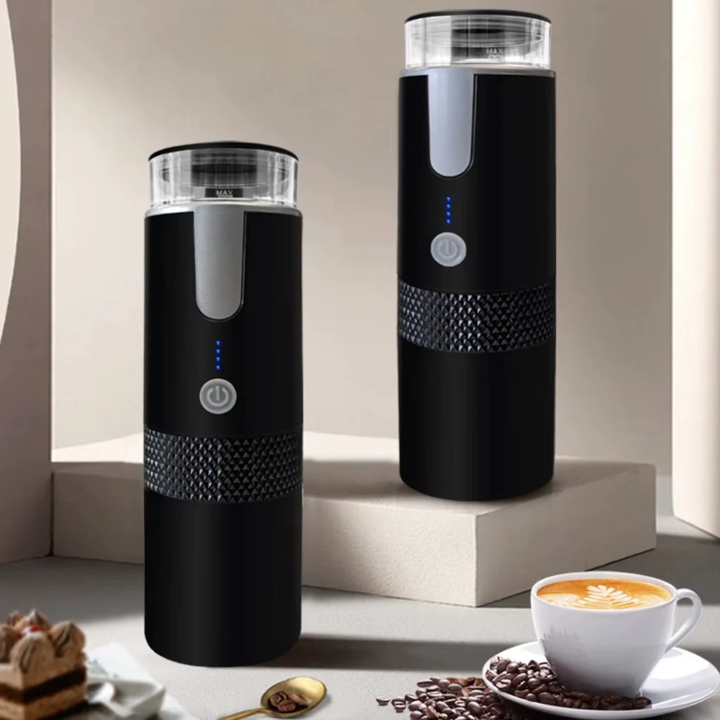 2024 Portable Coffee Machine - Coffee Maker for Ground Coffee & Capsules