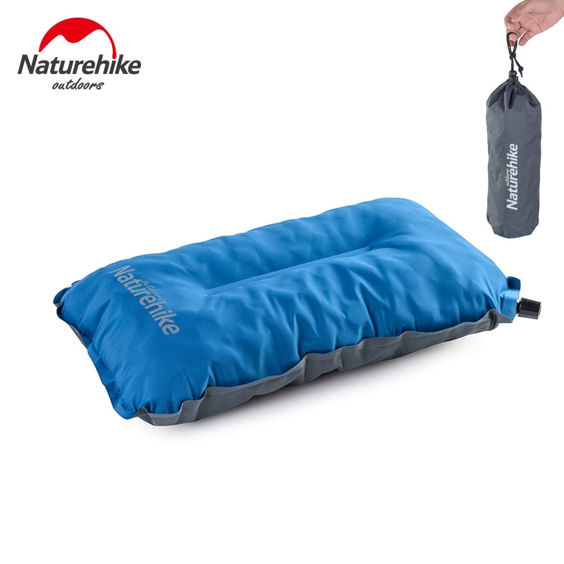 Naturehike Self Inflating Pillow Sponge Ultralight Folding Compact inflatable Pillows Outdoor Travel Pillow Camping Pillow