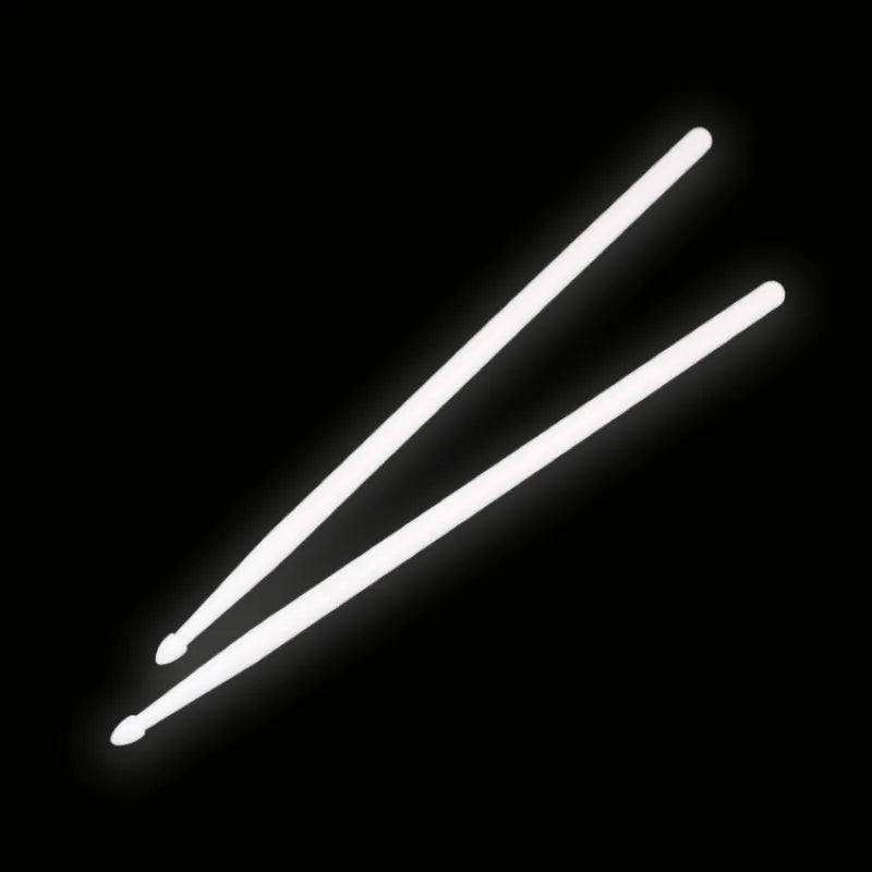 1 Pair 5A Luminous Drum Stick Nylon Fluorescent Drumsticks Glow in The Dark Bright Light Musical Instruments