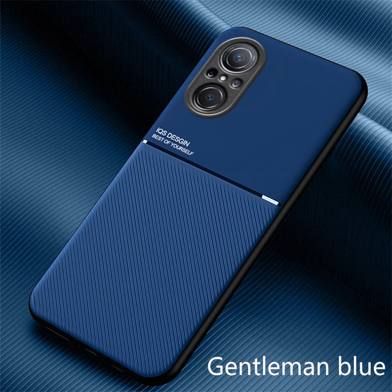 For Hauwei Nova 9 Case Leather Magnet Car Holde Phone Case For Huawei Nova 9 SE Huawey Nova9se Silicone Shockproof Back Cover