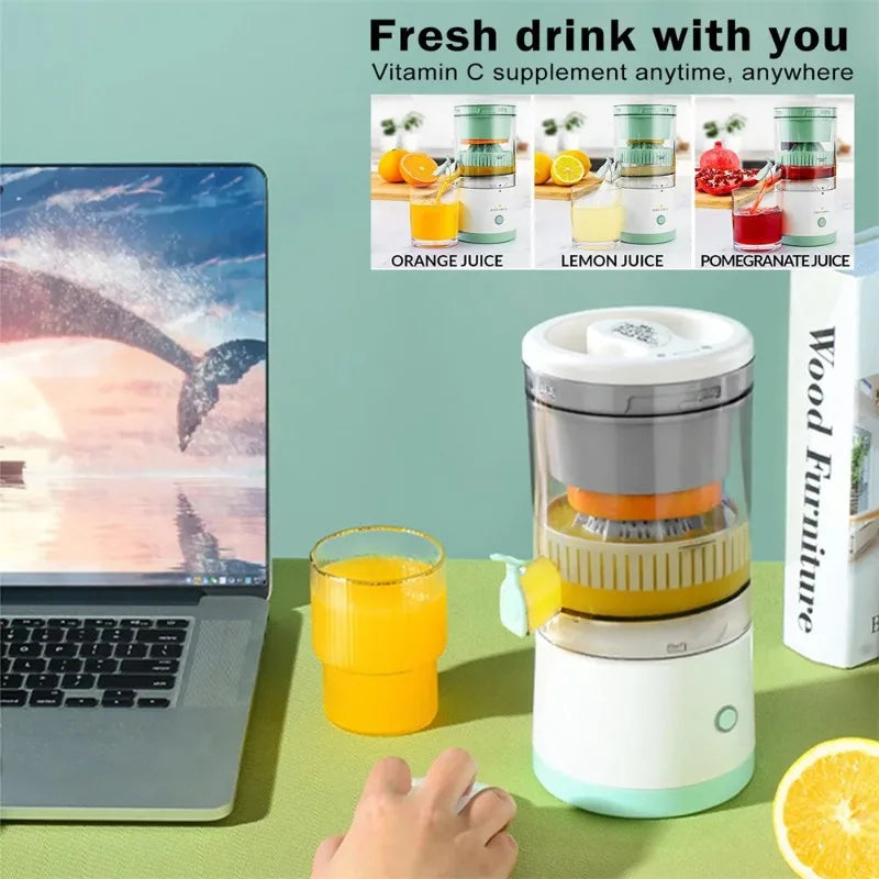 Electric Citrus Fruit Juicer Orange Juicer Rechargeable Household Juice Machine USA Kitchen Accessories Multifunctional Squeezer