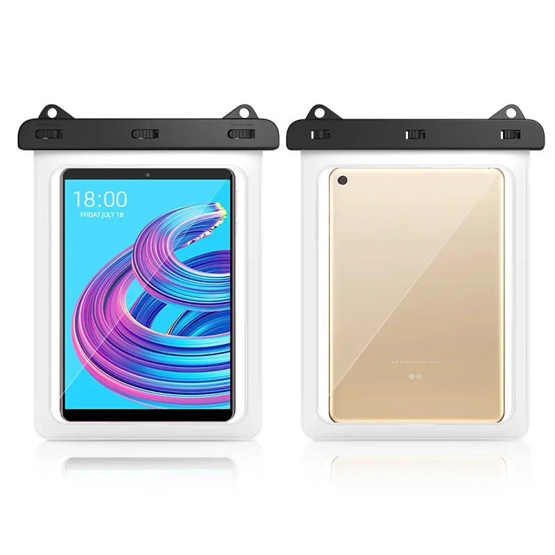 Waterproof Tablet Bag Pouch Case for Samsung Galaxy Tab A8 A7 S6 S7 Lite Xiaomi Pad 5 Kindle Lenovo Android Universal Full Cover