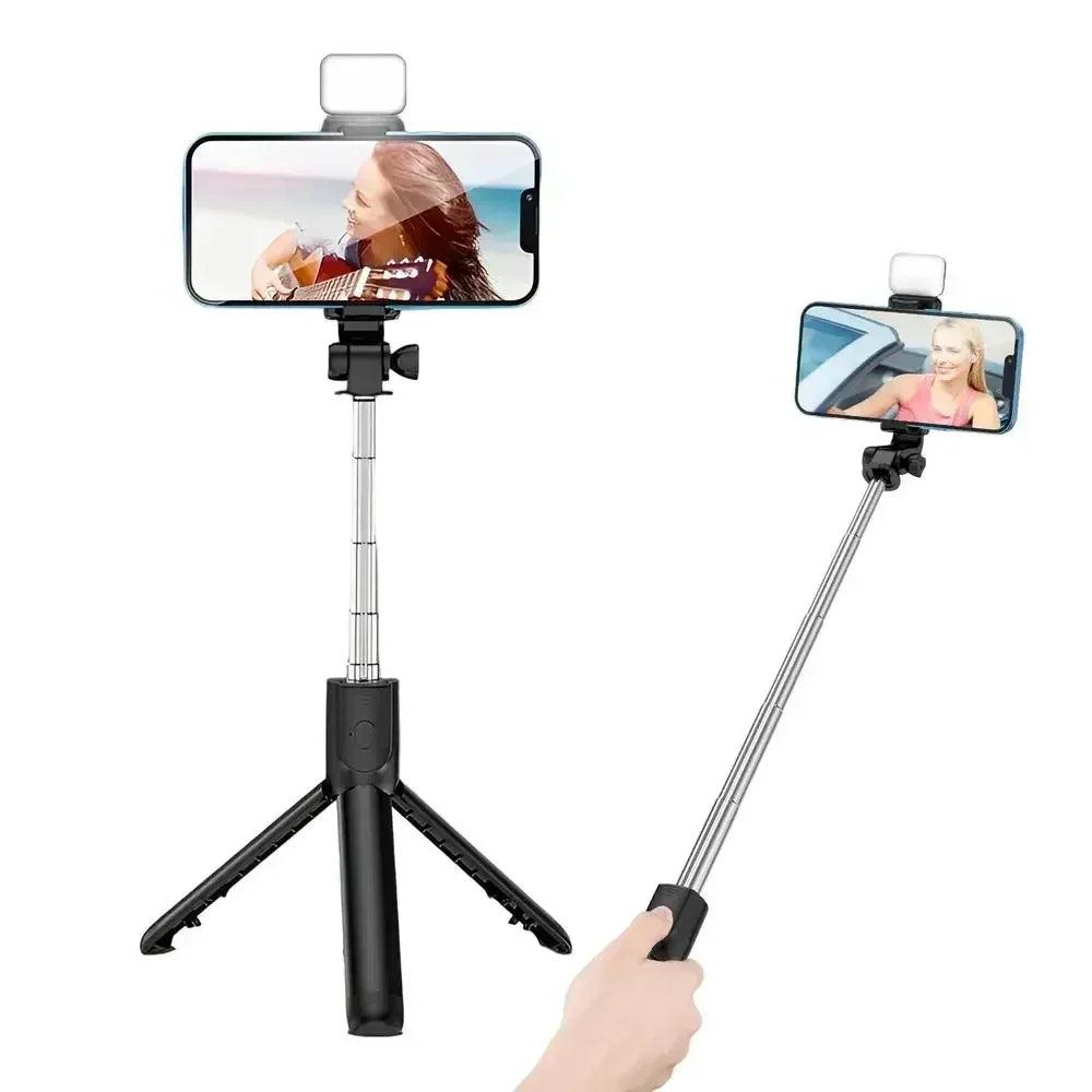 Selfie Stick Tripod Extendable Wireless Bluetooth Remote Portable Smartphone Tripod Stand Mount For iOS Android Phone