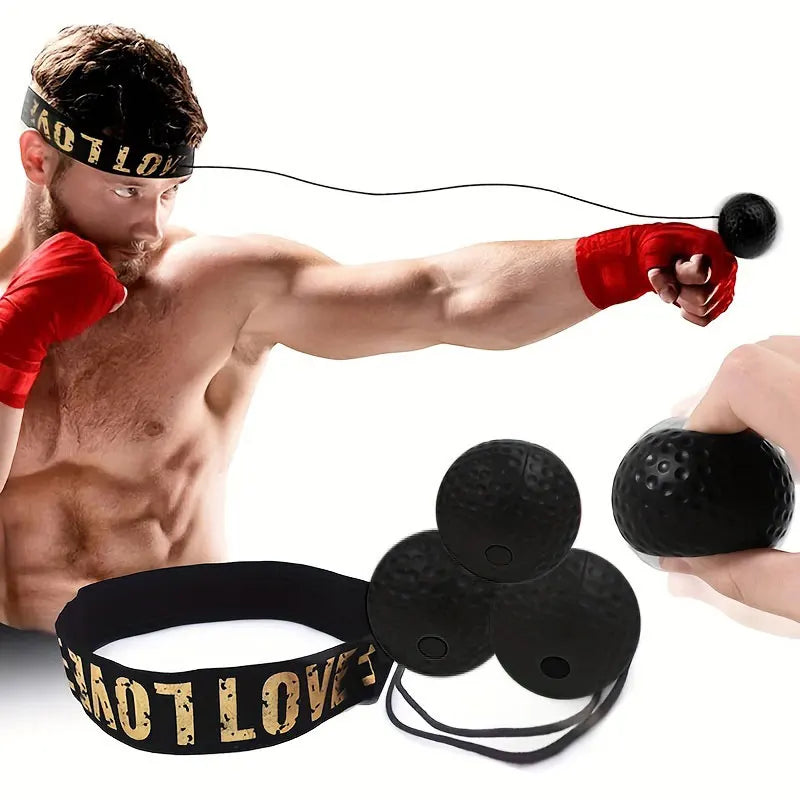 1pc Head-mounted Speed Ball Boxing Magic Ball Reaction Ball Fighting Training Coordination Ability to Vent Boxing Speed and Prec