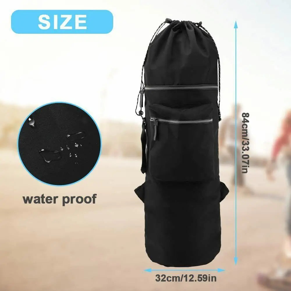 Skateboard Carry Bag Skiboard Handbag Shoulder Bag Waterproof Longboard Backpack Outdoor Sport Accessories