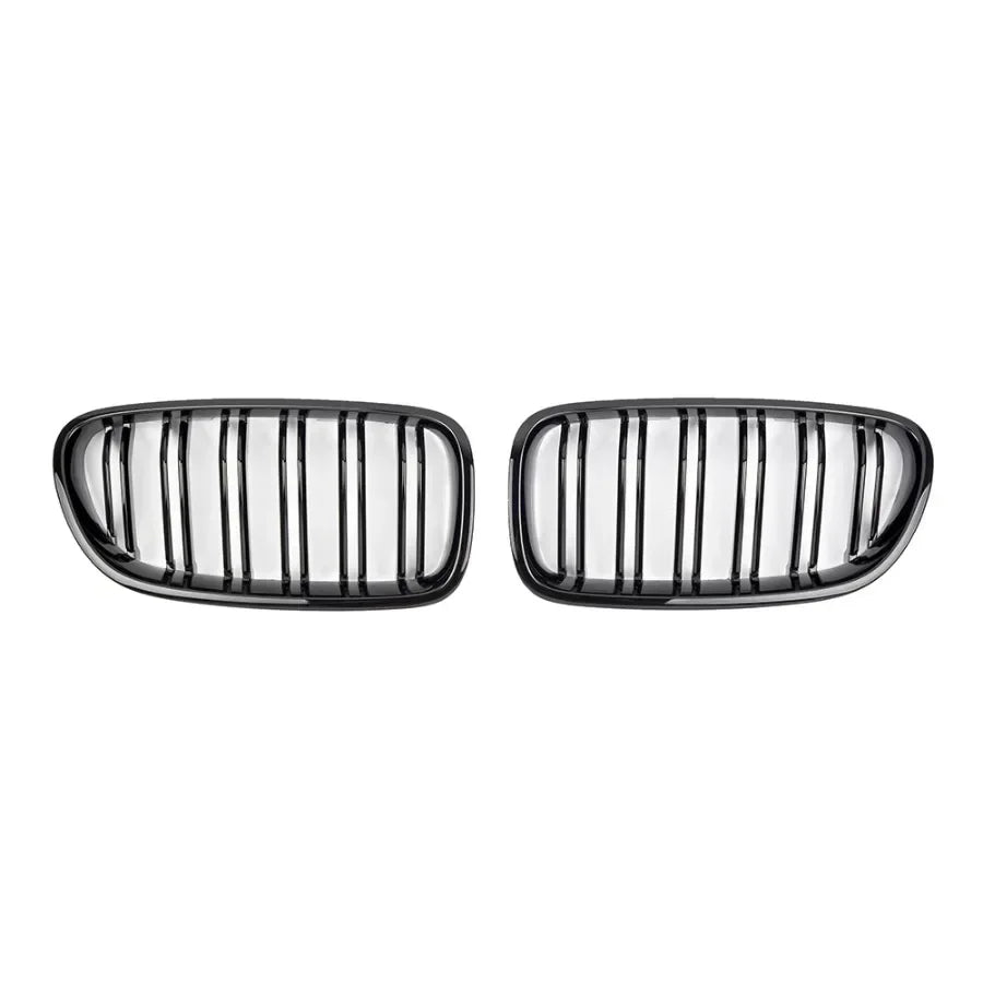 Car Gloss Black Kidney Grill Dual Slats Racing Grill For BMW 5 Series F10 F11 F18 520d 530d 540i 2010-2017 Replacement Part