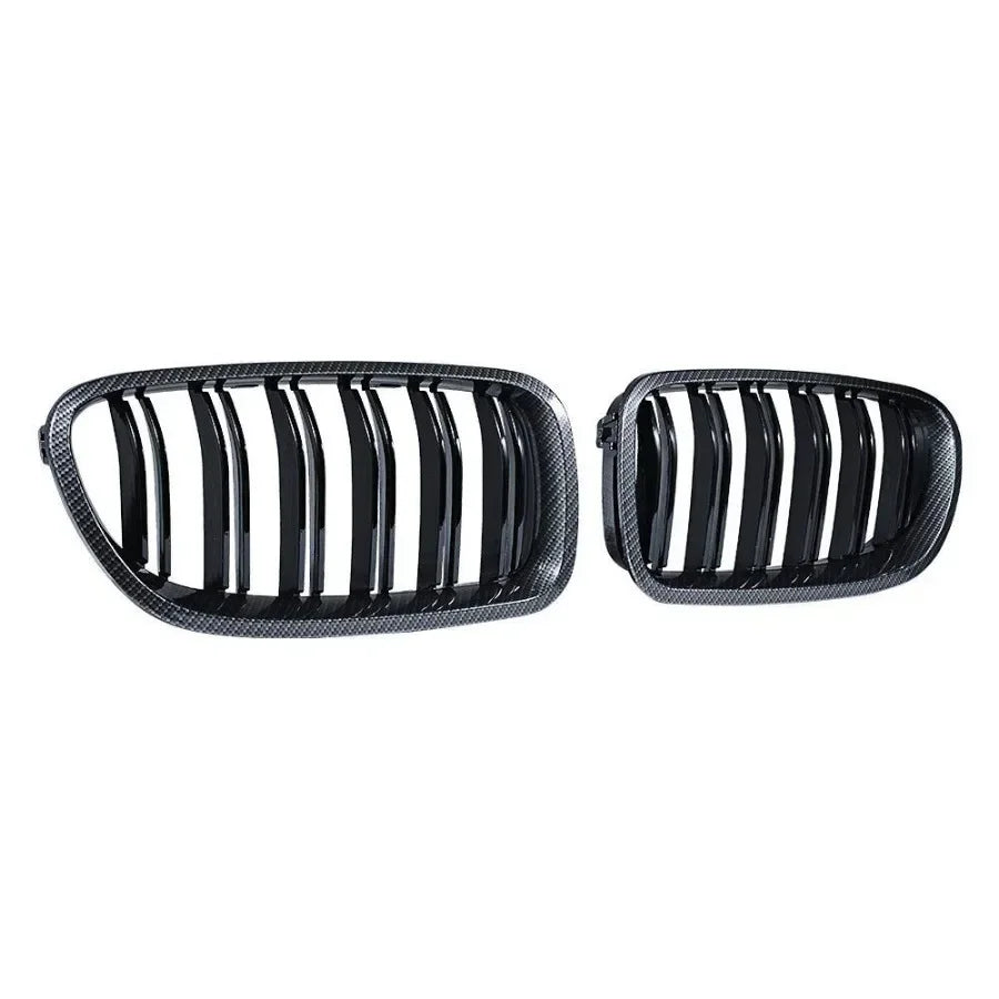 Car Gloss Black Kidney Grill Dual Slats Racing Grill For BMW 5 Series F10 F11 F18 520d 530d 540i 2010-2017 Replacement Part