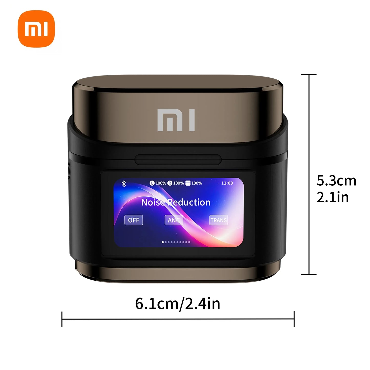 Xiaomi BD2 True Wireless Bluetooth Earphones ANC Noise Cancelling Headphones With Touch Screen Sports Hi-Fi Headset Built-in Mic