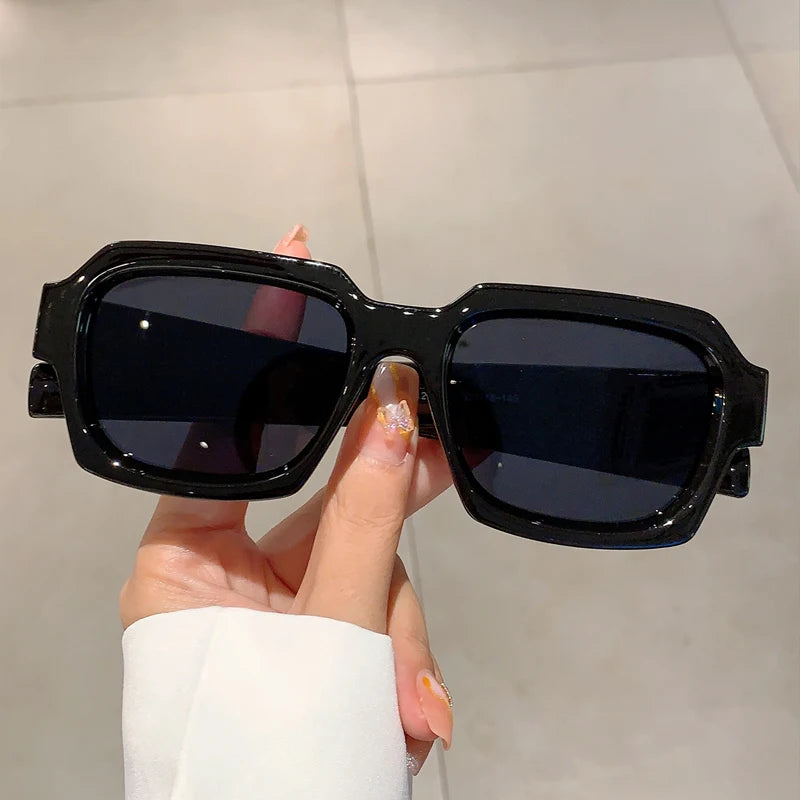 KAMMPT Vintage Square Sunglasses Men 2023 New in Fashion Shades Women Trendy Ins Luxury Brand Designer UV400 Protection Eyewear