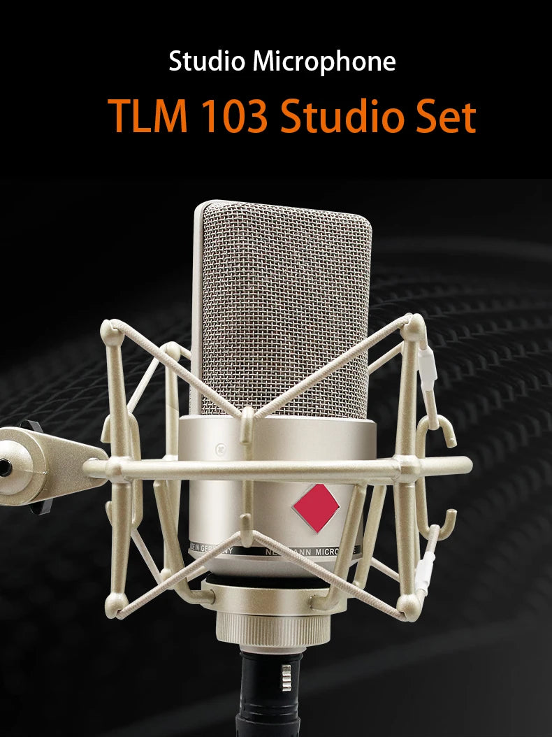 TLM 103 Studio Condenser Sound Recording Microphone Condenser Microphone voice over for studio recording