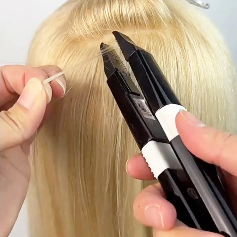 custom made Original V Light Technology Hair Extension Wig Hair Piece Real Hair Graft tool Firm Traceless Tool For Tape