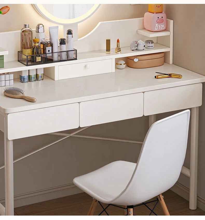 Dressing table bedroom modern simple small makeup table small apartment girls white Table