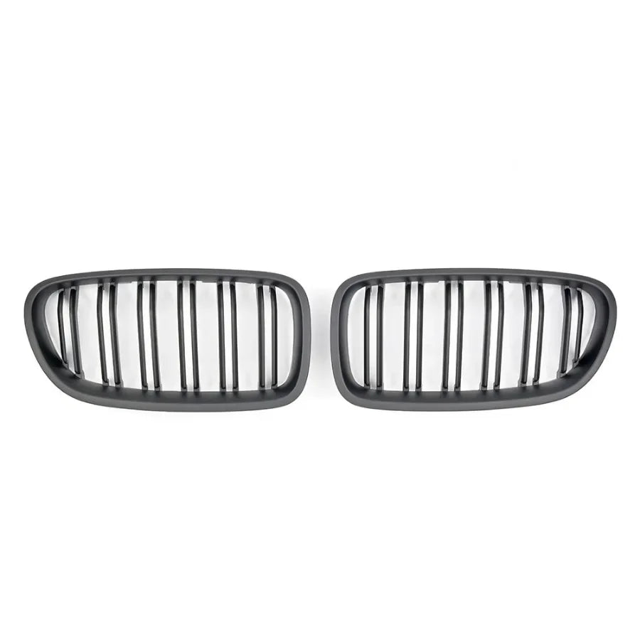 Car Gloss Black Kidney Grill Dual Slats Racing Grill For BMW 5 Series F10 F11 F18 520d 530d 540i 2010-2017 Replacement Part