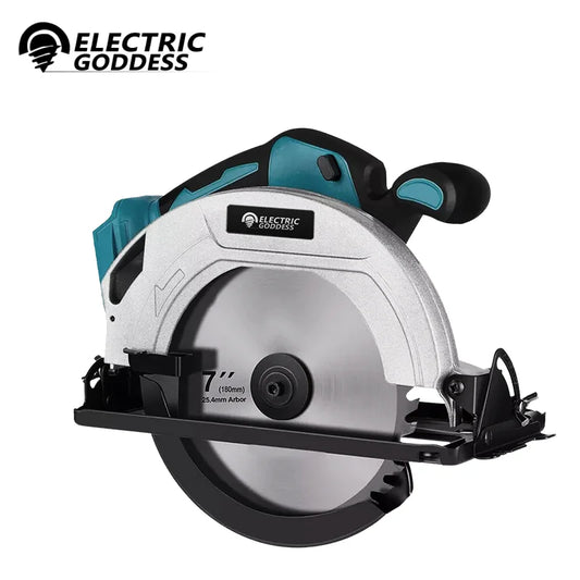 5000R/MIN 0-45 Degree Cordless Circular Saw Professional Woodworking Saw Brushless Motor Suitable Fit 18V Makita Battery