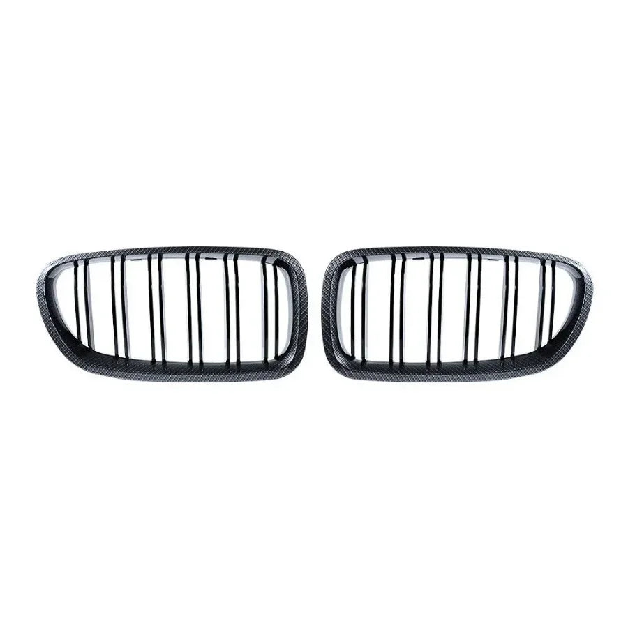 Car Gloss Black Kidney Grill Dual Slats Racing Grill For BMW 5 Series F10 F11 F18 520d 530d 540i 2010-2017 Replacement Part