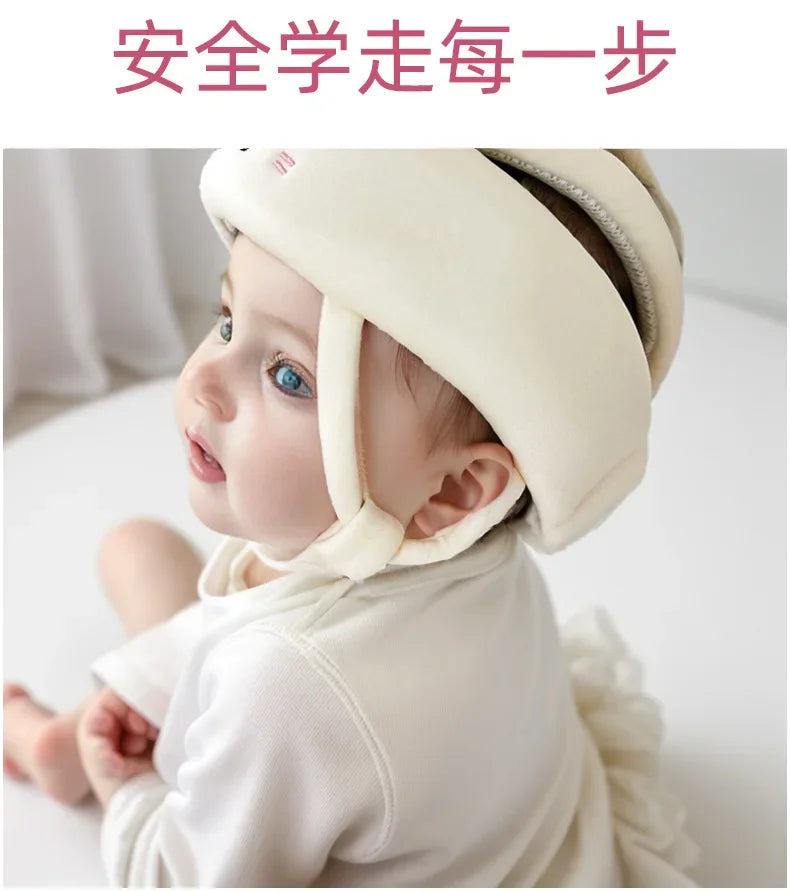 Infant Toddler No Bumps Safety Helmet Head Cushion Bumper Bonnet Newborn Head Protector Baby Mesh Breathable Protecting Pillows