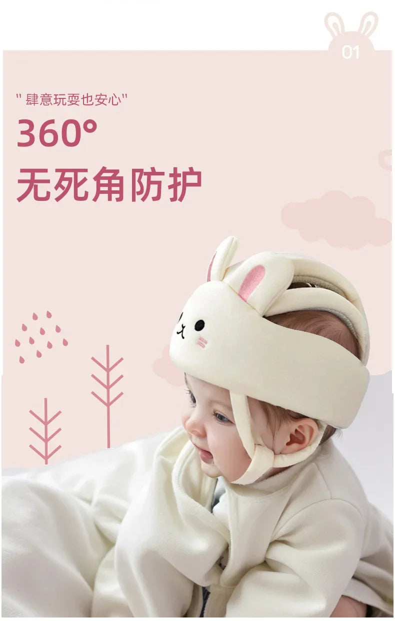 Infant Toddler No Bumps Safety Helmet Head Cushion Bumper Bonnet Newborn Head Protector Baby Mesh Breathable Protecting Pillows