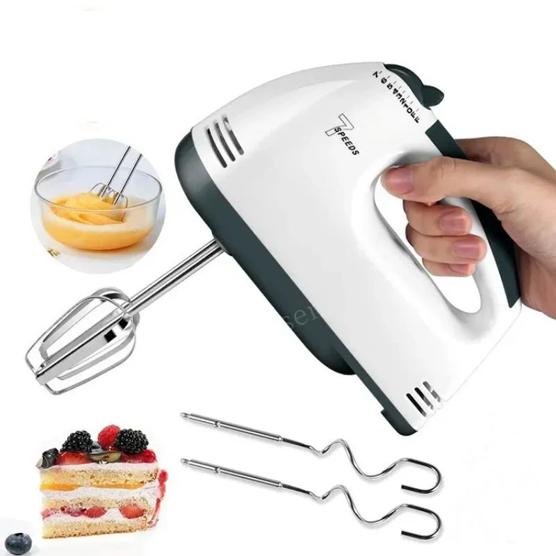 100W Electric Mixer Egg Beater handheld Food Mixers Eggs Stiring blender Kitchen Cooking Tools For Baking Stirrer