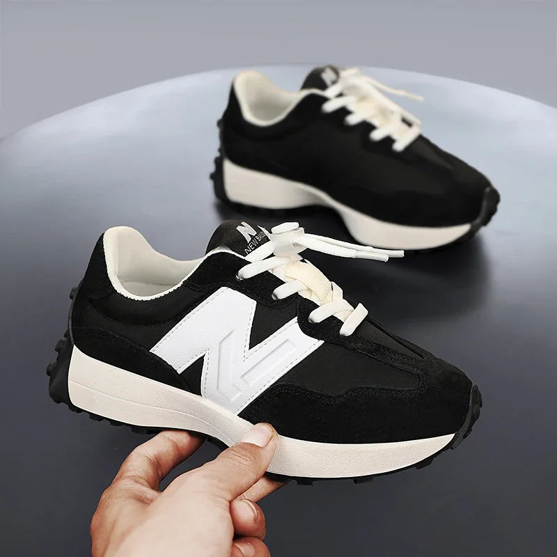 New Students Running Sports Shoes Kids Sneakers Boys Girls Low Cut Board Shoes Baby Casual Soft Bottom Footwear for Kids Flats