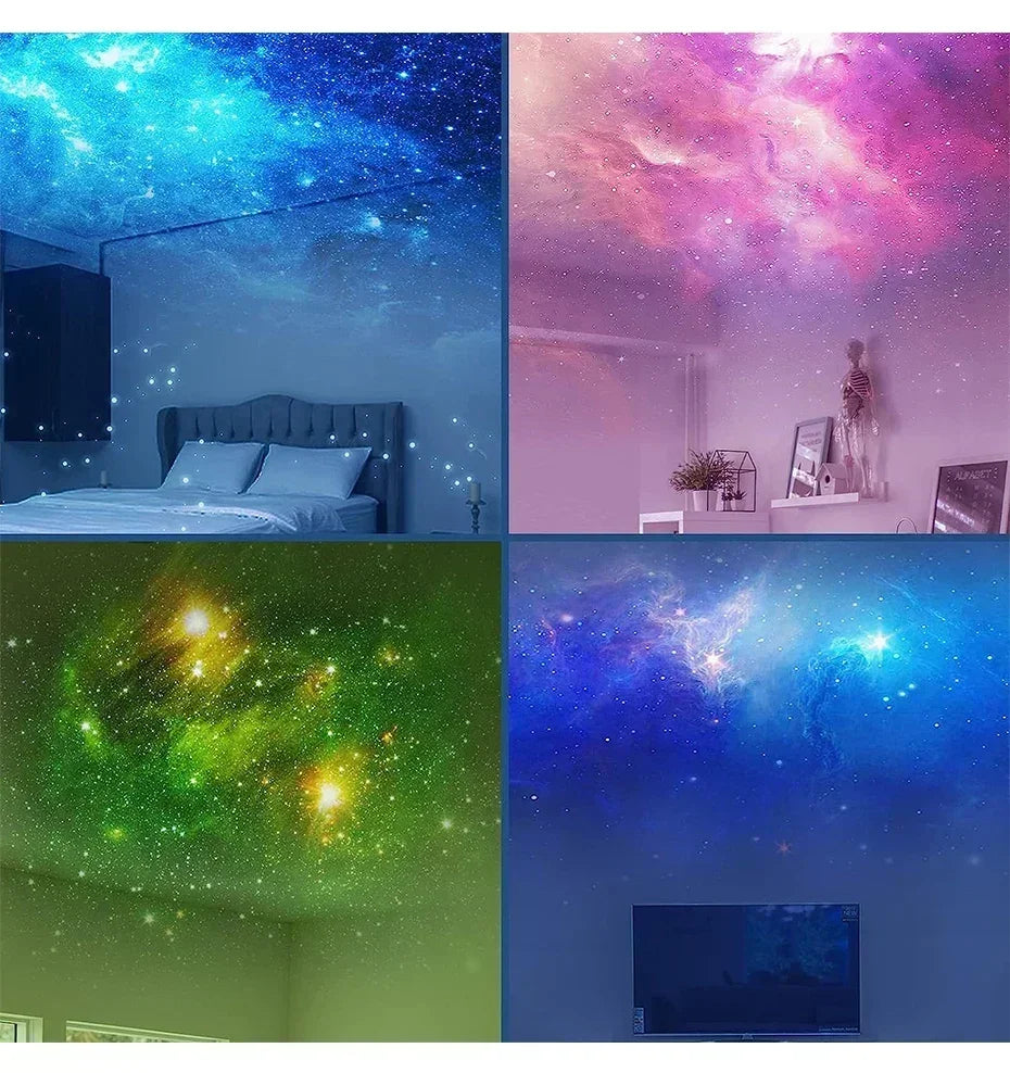 Galaxy Star Astronaut Projector LED Night Light Starry Sky Porjectors Lamp Decoration Bedroom Room Decorative For Children Gifts