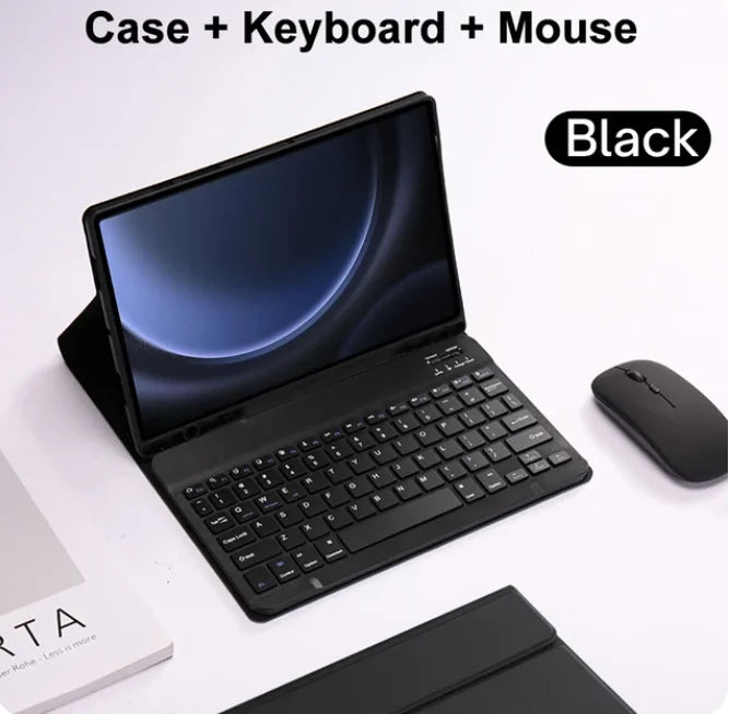 Tablet Keyboard Case for Samsung Galaxy Tab S6 Lite Tab A7 Funda Tab A8 Tab S7 Tab S8 Tab S9 11 10.5 10.4 A9 Plus 11 inch Cover