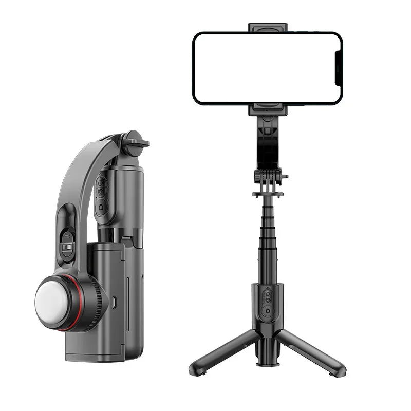 L18S 1360 Rotation Following shooting Mode Gimbal Stabilizer Selfie Stick Tripod gimbal For iPhone Smartphone live photography