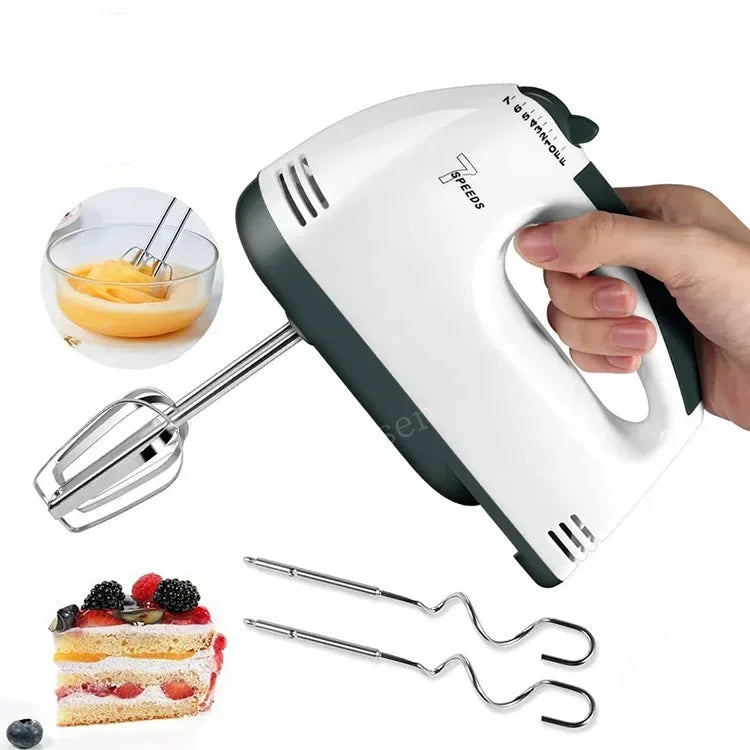 100W Electric Mixer Egg Beater handheld Food Mixers Eggs Stiring blender Kitchen Cooking Tools For Baking Stirrer