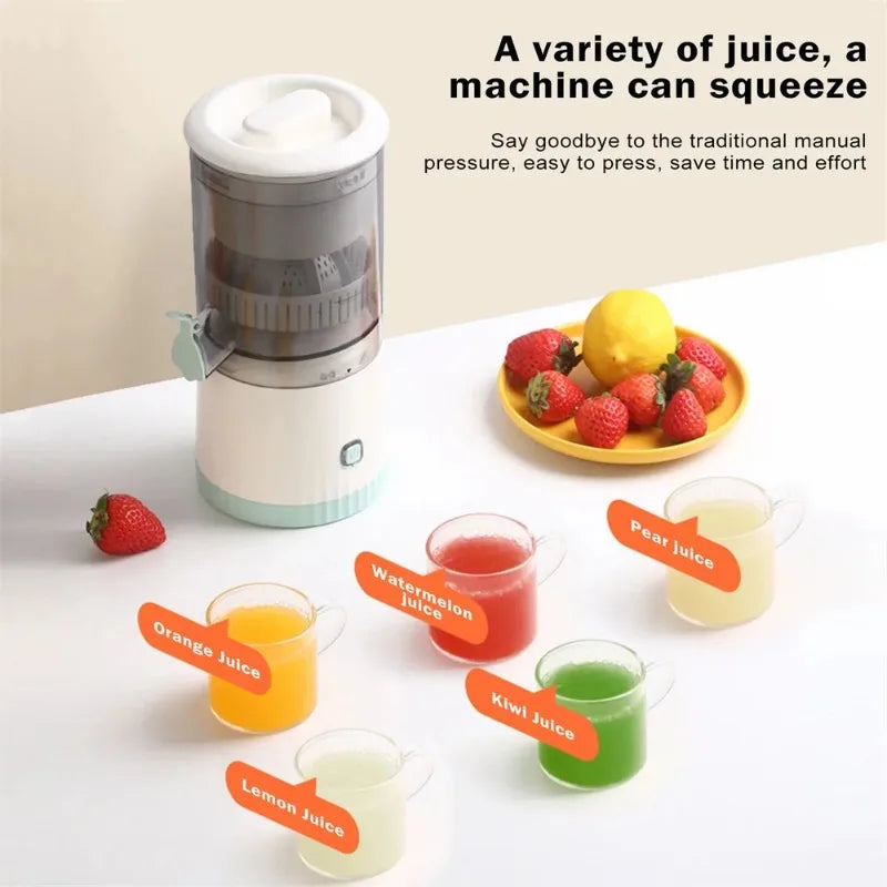 Electric Citrus Fruit Juicer Orange Juicer Rechargeable Household Juice Machine USA Kitchen Accessories Multifunctional Squeezer