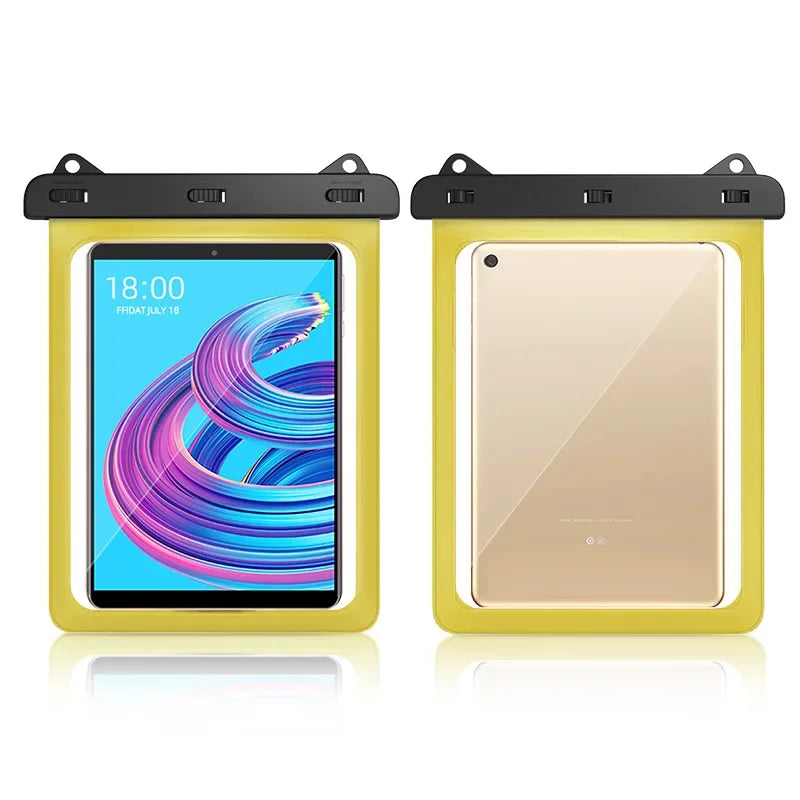 Waterproof Tablet Bag Pouch Case for Samsung Galaxy Tab A8 A7 S6 S7 Lite Xiaomi Pad 5 Kindle Lenovo Android Universal Full Cover