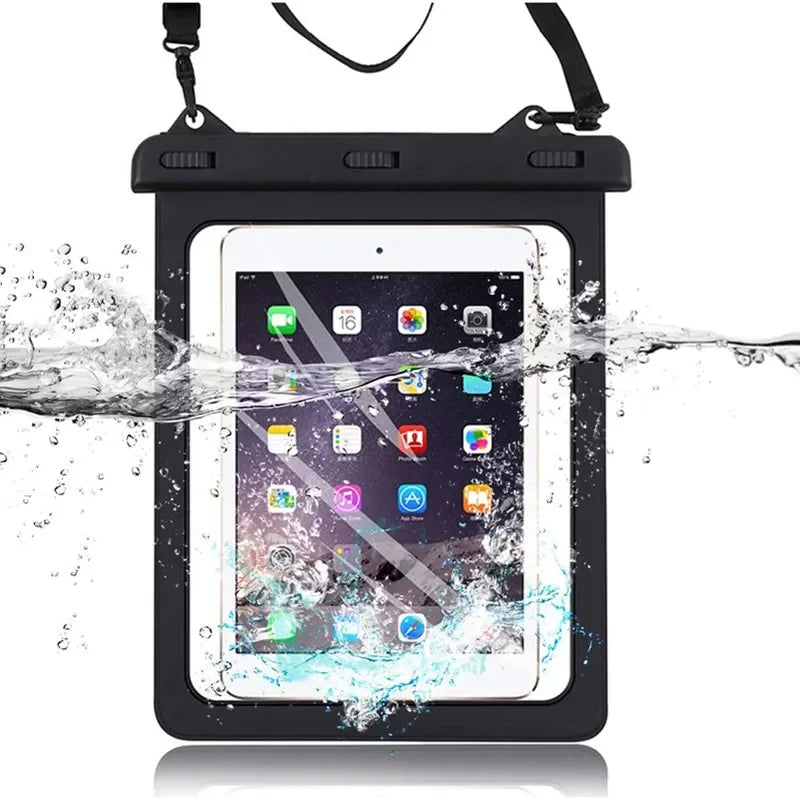 Waterproof Tablet Bag Pouch Case for Samsung Galaxy Tab A8 A7 S6 S7 Lite Xiaomi Pad 5 Kindle Lenovo Android Universal Full Cover