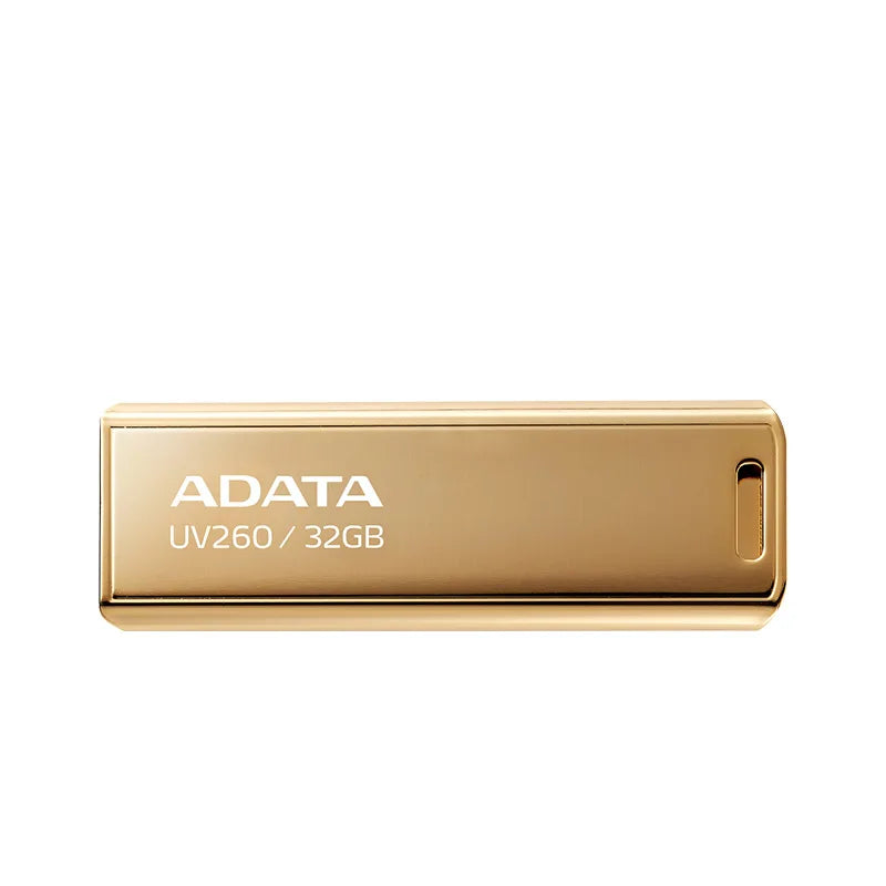 ADATA Gold USB 2.0 Pen Drive UV260 32GB Metal USB Flash Drive for Computer