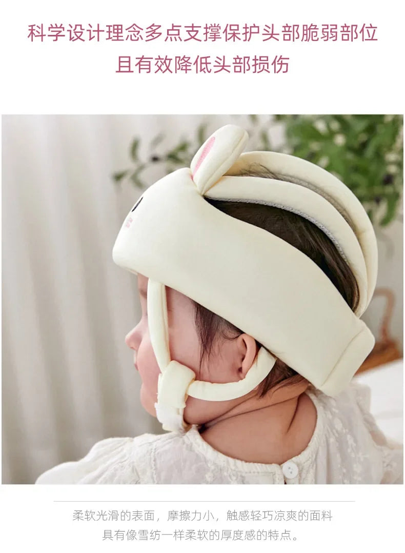 Infant Toddler No Bumps Safety Helmet Head Cushion Bumper Bonnet Newborn Head Protector Baby Mesh Breathable Protecting Pillows