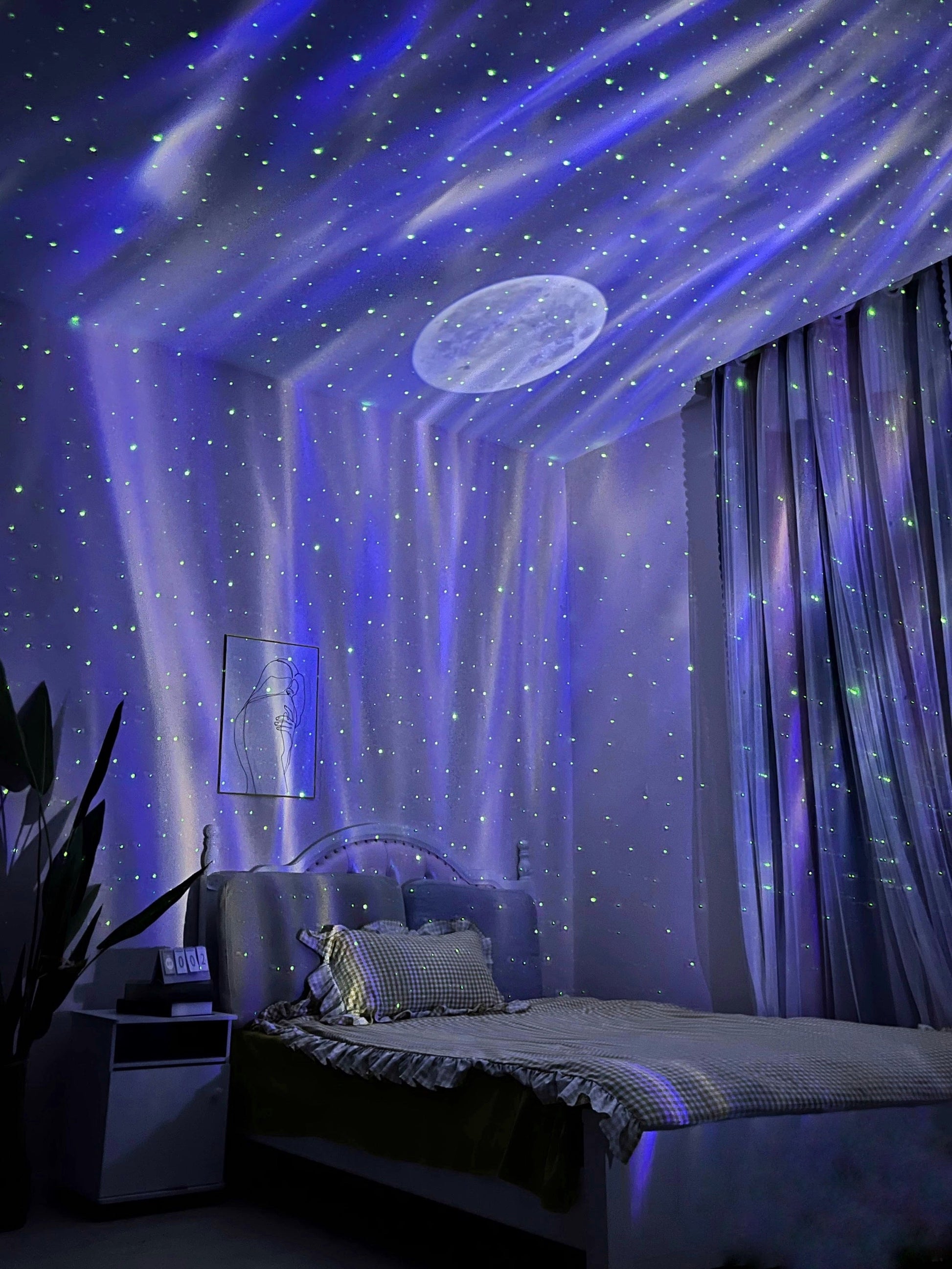 Sky Projector Night Lights with Bluethooth Speaker